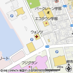 くすりのレデイ宇部店周辺の地図