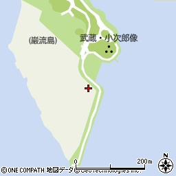 山口県下関市彦島周辺の地図