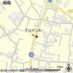 徳島県阿南市上中町岡177周辺の地図