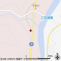 和歌山県日高郡日高川町平川27周辺の地図