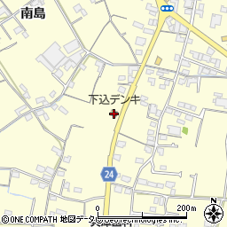 徳島県阿南市上中町岡177-1周辺の地図