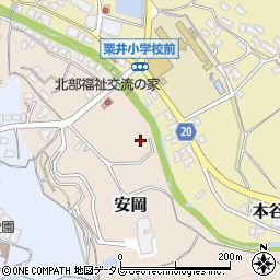 粟井川周辺の地図