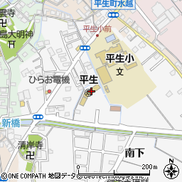 平生町役場　平生幼稚園周辺の地図