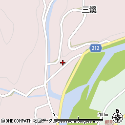 徳島県勝浦郡勝浦町三溪豊毛本周辺の地図
