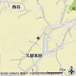 徳島県阿南市上大野町久留米田162周辺の地図