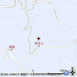 徳島県勝浦郡勝浦町坂本生実26周辺の地図