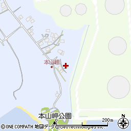 山口県山陽小野田市本山町87周辺の地図