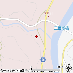 和歌山県日高郡日高川町平川30周辺の地図