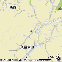 徳島県阿南市上大野町久留米田27周辺の地図