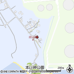 山口県山陽小野田市本山町90周辺の地図
