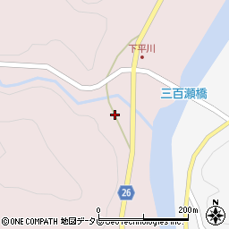 和歌山県日高郡日高川町平川33周辺の地図
