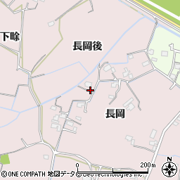徳島県阿南市横見町長岡周辺の地図