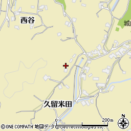 徳島県阿南市上大野町久留米田163-2周辺の地図
