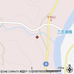 和歌山県日高郡日高川町平川32周辺の地図