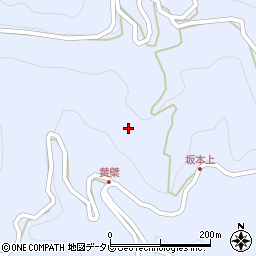 徳島県勝浦郡勝浦町坂本黄檗周辺の地図