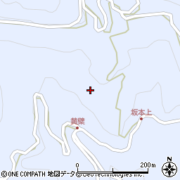 徳島県勝浦町（勝浦郡）坂本（黄檗）周辺の地図