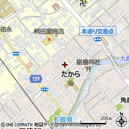 三津屋本通り周辺の地図