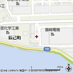 徳島県阿南市黒津地町（栄田）周辺の地図