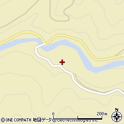 徳島県三好市山城町白川1142周辺の地図