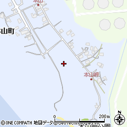 山口県山陽小野田市本山町24周辺の地図