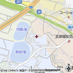 粟井子供公園周辺の地図