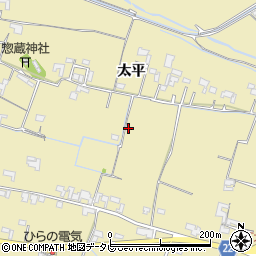 徳島県阿南市下大野町周辺の地図