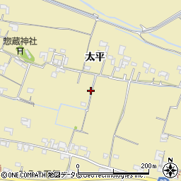徳島県阿南市下大野町太平周辺の地図