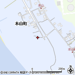 山口県山陽小野田市本山町1106周辺の地図