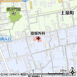田坂外科医院周辺の地図