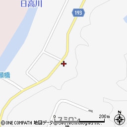 和歌山県日高郡日高川町三百瀬325周辺の地図