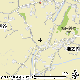 徳島県阿南市上大野町周辺の地図