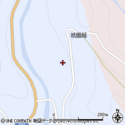 和歌山県田辺市龍神村廣井原544-1周辺の地図