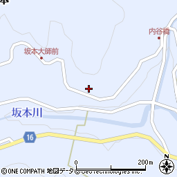 徳島県勝浦郡勝浦町坂本栄田周辺の地図