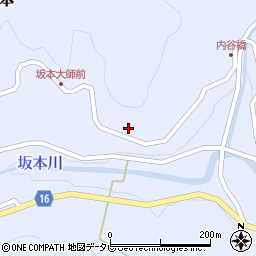 徳島県勝浦町（勝浦郡）坂本（栄田）周辺の地図