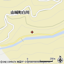 徳島県三好市山城町白川510周辺の地図