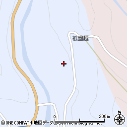 和歌山県田辺市龍神村廣井原544周辺の地図