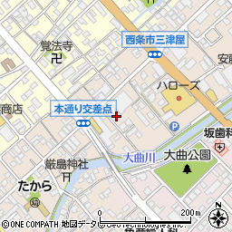 ヴォーグ壬生川店周辺の地図
