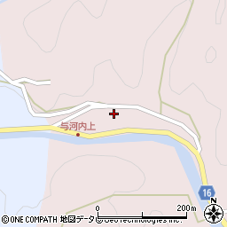徳島県勝浦郡勝浦町三溪日向川周辺の地図