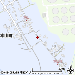 山口県山陽小野田市本山町29周辺の地図