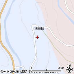 和歌山県田辺市龍神村廣井原561周辺の地図