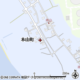 山口県山陽小野田市本山町36周辺の地図