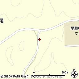 和歌山県日高郡日高川町蛇尾103周辺の地図