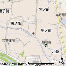徳島県阿南市柳島町柳ノ花15周辺の地図