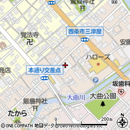 ヴォーグ壬生川店精肉部周辺の地図