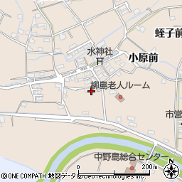 徳島県阿南市柳島町（外萩）周辺の地図