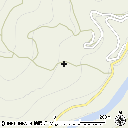 徳島県三好市西祖谷山村小祖谷97周辺の地図