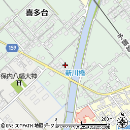 愛媛県西条市喜多台427周辺の地図