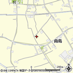 徳島県阿南市上中町南島周辺の地図