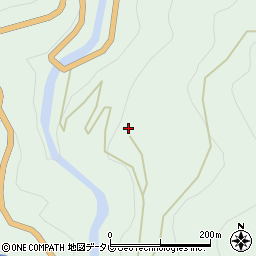 徳島県名西郡神山町上分本根川354周辺の地図