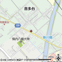 愛媛県西条市喜多台387周辺の地図